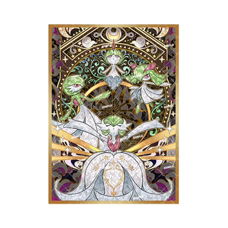

60 шт./компл., 66X91 мм, Diy Ptcg Gardevoir Kirlia, рукав для карт, Ptcg Gardevoir, стеклянный цвет, защитный чехол для флэш-карты, аниме-карта, подарок