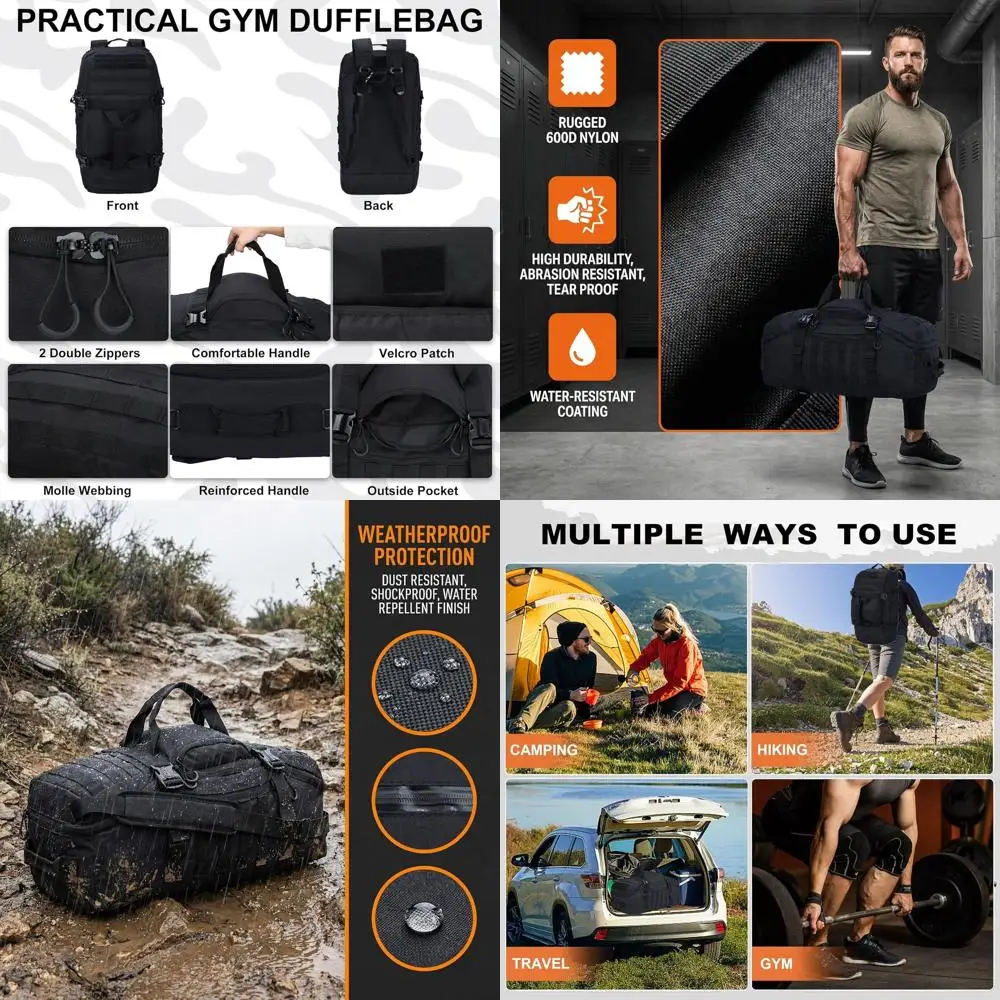 

Универсальный туристический рюкзак с функциями для поездок на выходные и кемпинга, для активного отдыха и охоты