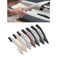 Tirador de puerta Interior para BMW serie 5, manija de puerta Interior izquierda derecha de pasajero de cuero genuino F10 F11 F18 520i 523i 525i 528i 535i