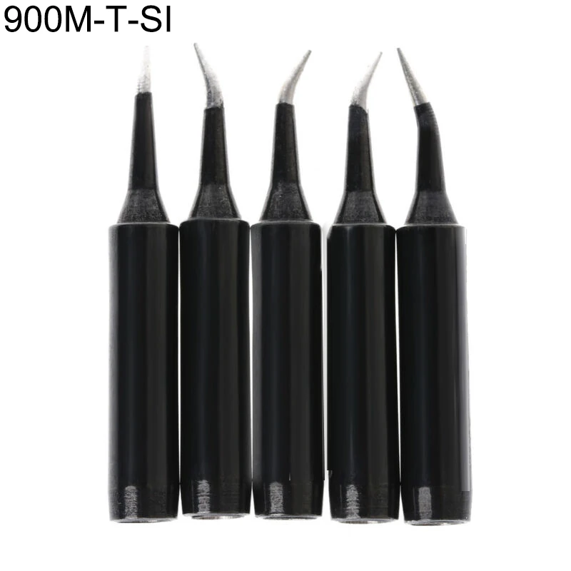 5Pcs Lead Free Soldering Iron Tip 900M-T SI/I/B/K/2.4D/1C Welding Tips Head For Hakko Saike 936 852d 909D Soldering Station