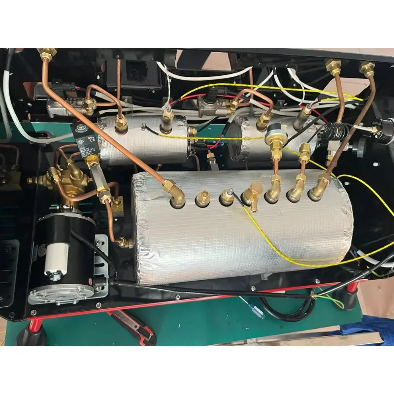 التجارية مزدوجة الرأس 2L + 6L المزدوج المرجل القهوة جعل 4500 واط ماكينة الاسبريسو 9Bar مضخة دوارة ماكينة القهوة الأوتوماتيكية