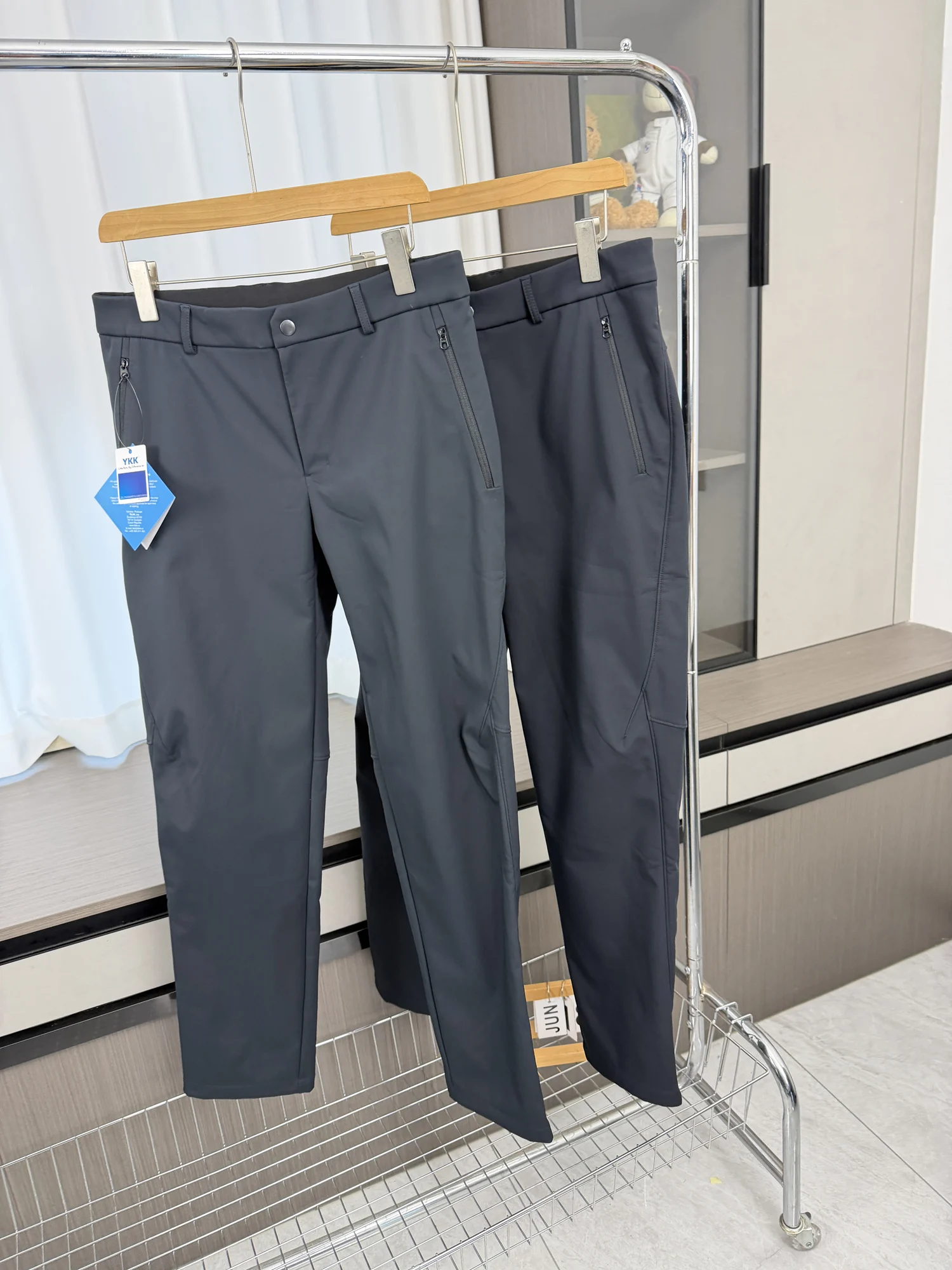 

Outdoor Men's Casual Soft ell Pants Windproof Water Resistant Straight Leg Autumn Winter Faionable All Match Lightweight ...