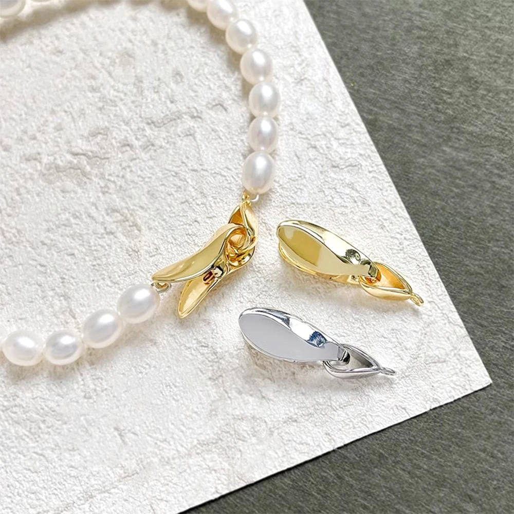 

2 шт., медная пряжка из натуральной золотой свет, соединительная поверхность, сделай сам, модные ювелирные изделия, ожерелье, браслет, аксессуар