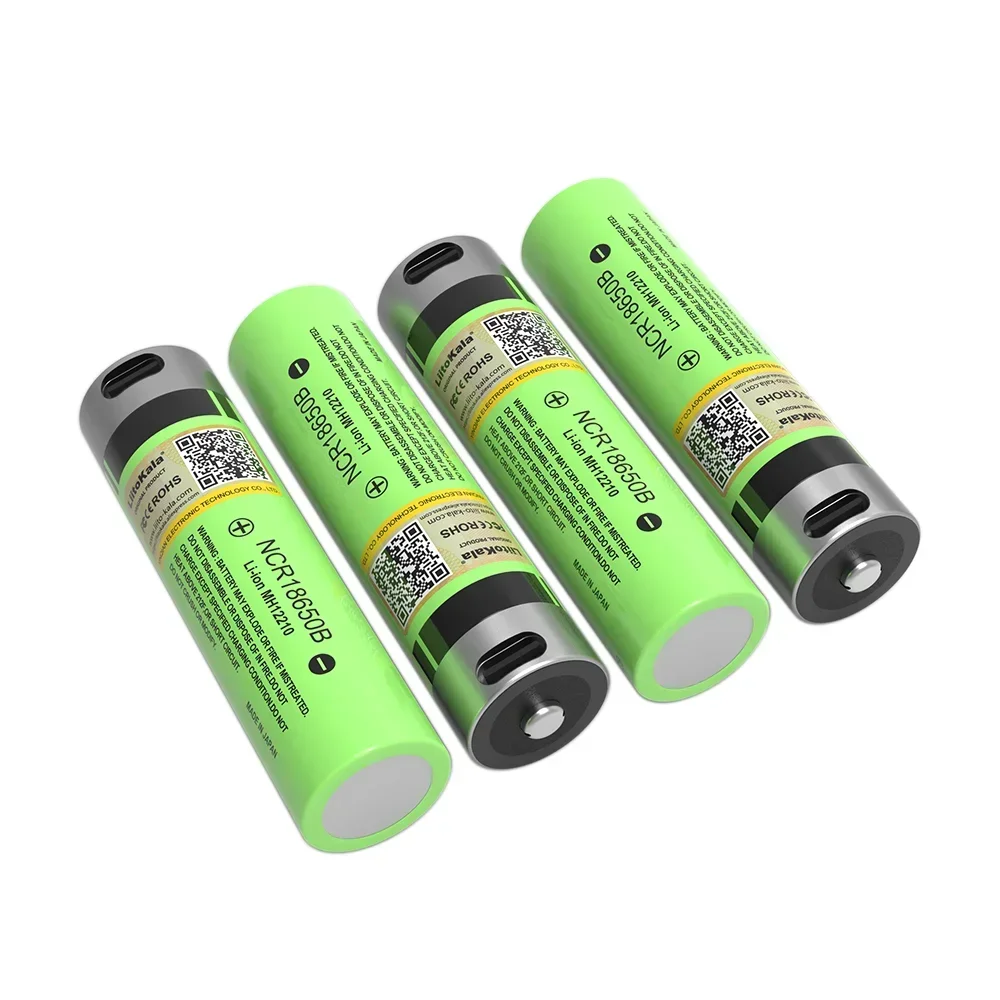 LiitoKala 3,7 В 18650 3400 мАч литиевая батарея TYPE-C портативные аккумуляторные батареи NCR18650B для домашнего фонарика с дистанционным управлением