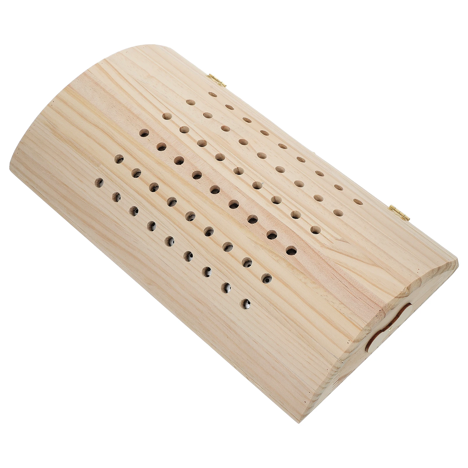 

Reusable Wooden Moxibustion Lumbar Pillow Ergonomic Cervical Support Smooth Bed Pillows Single Pc Lightweight Fits Waist