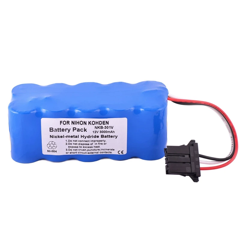 TEC-7621 NKB-301V 12v Battery Pack 2800mAh For Portable Defibrillation Monitor Parts