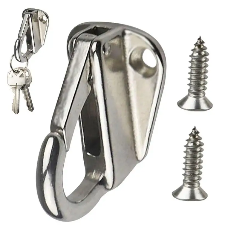 Marine Hardware Safety Hook Ship Wall Hook 316 Stainless Steel Hanger For Tug Marine Grade Fending Hook Hardware Accessories