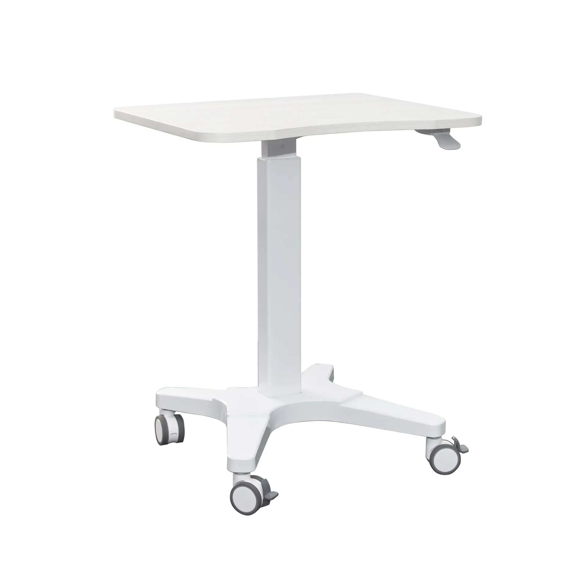 Pneumatic lifting table Lifting standing removable computer desk White learning Home desk processing