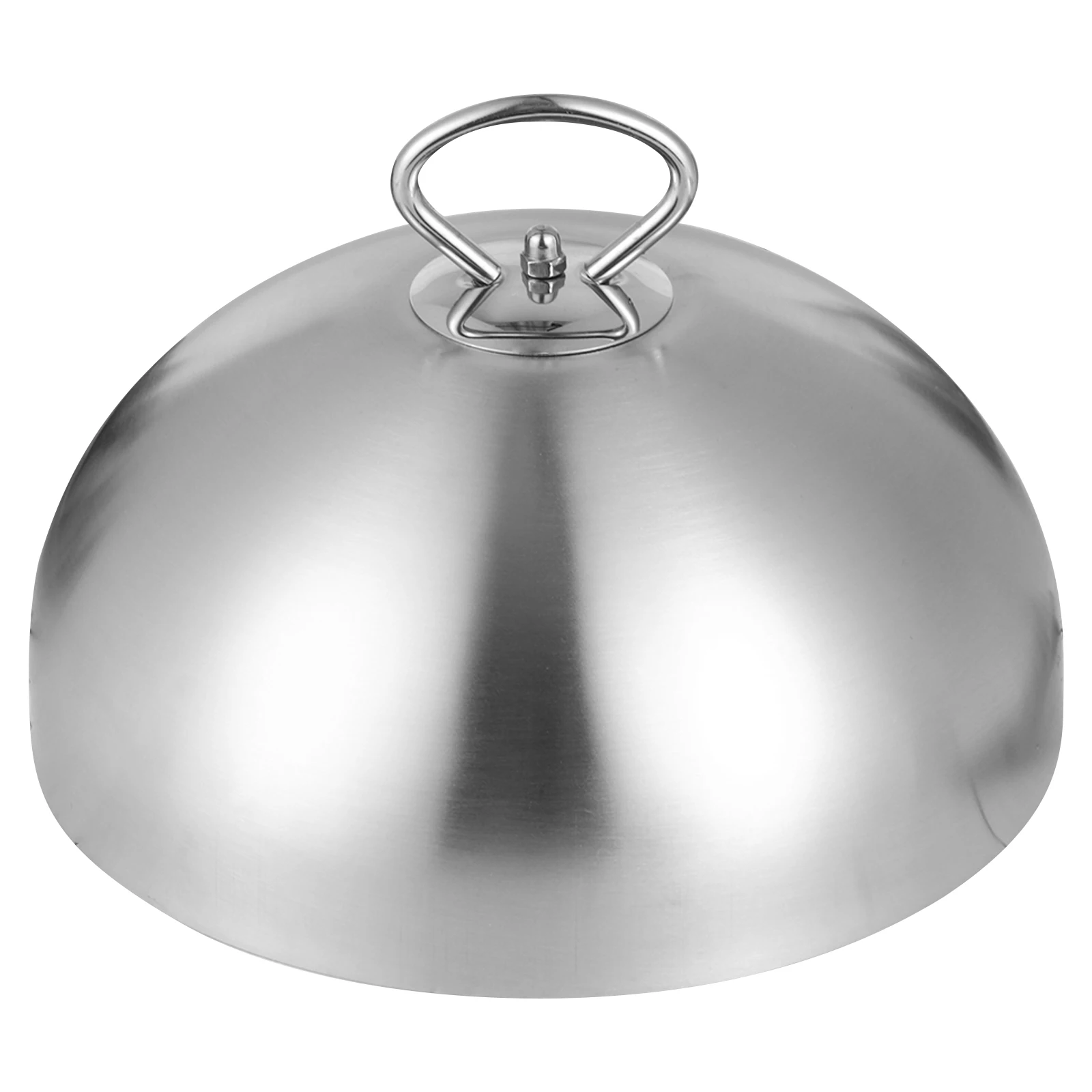

Stainless Steel Anti Oil Splashing Cover 28Cm Dish Lid Kitchen Gadget Steak Cover Teppanyaki Dome Cooking Tool For Home