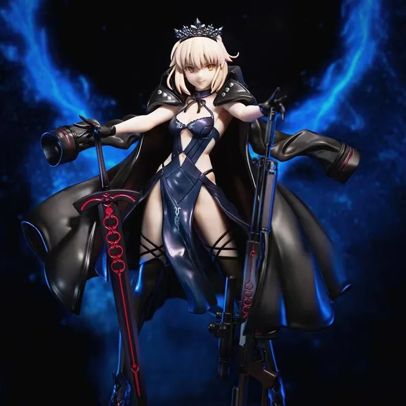 25CM Fate/stay night FGO Saber Altria Pendragon Figure Action Model Decoration Cartoon Doll Ornament Collection Toy Gift Present