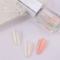 Liquid Auroras Nail Powder Liquid Moonlight Pigment Chrome Mirror Liquid Fingernail Decoration Long-lasting Aurora Nail Gel