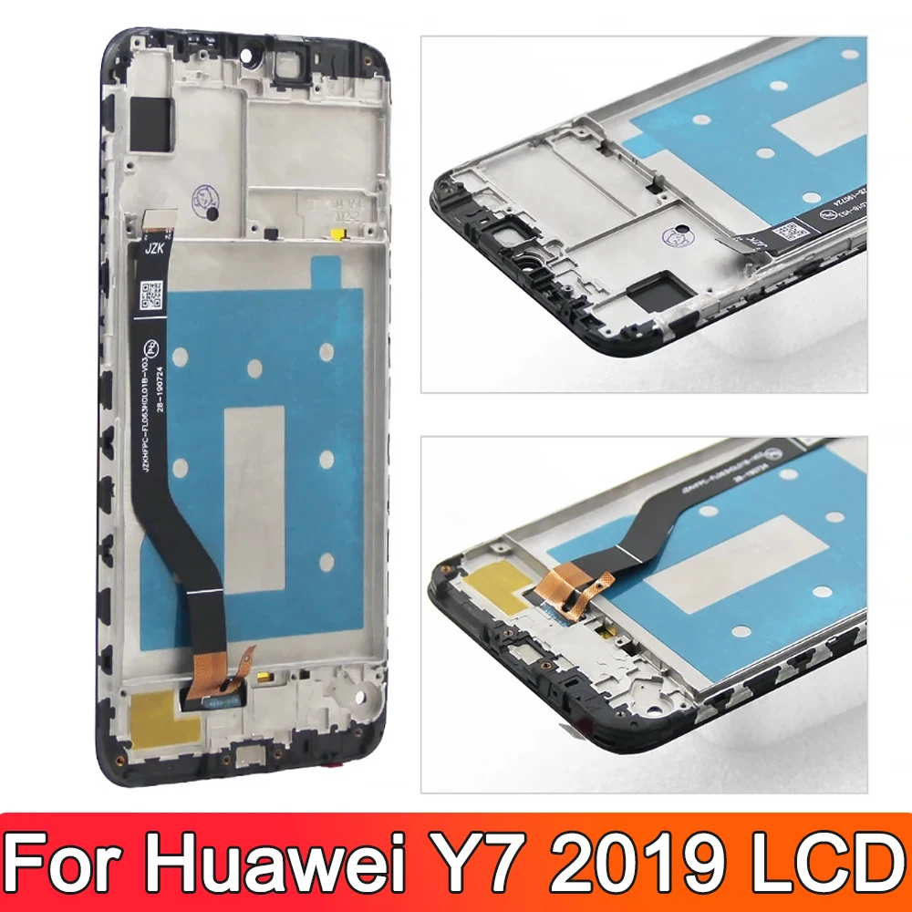 6.26\'\'OEM Screen For Huawei Y7 2019 LCD Display Touch Screen for Huawei Y7Prime 2019 DUB-LX1 DUB-LX3 With Frame Replacement