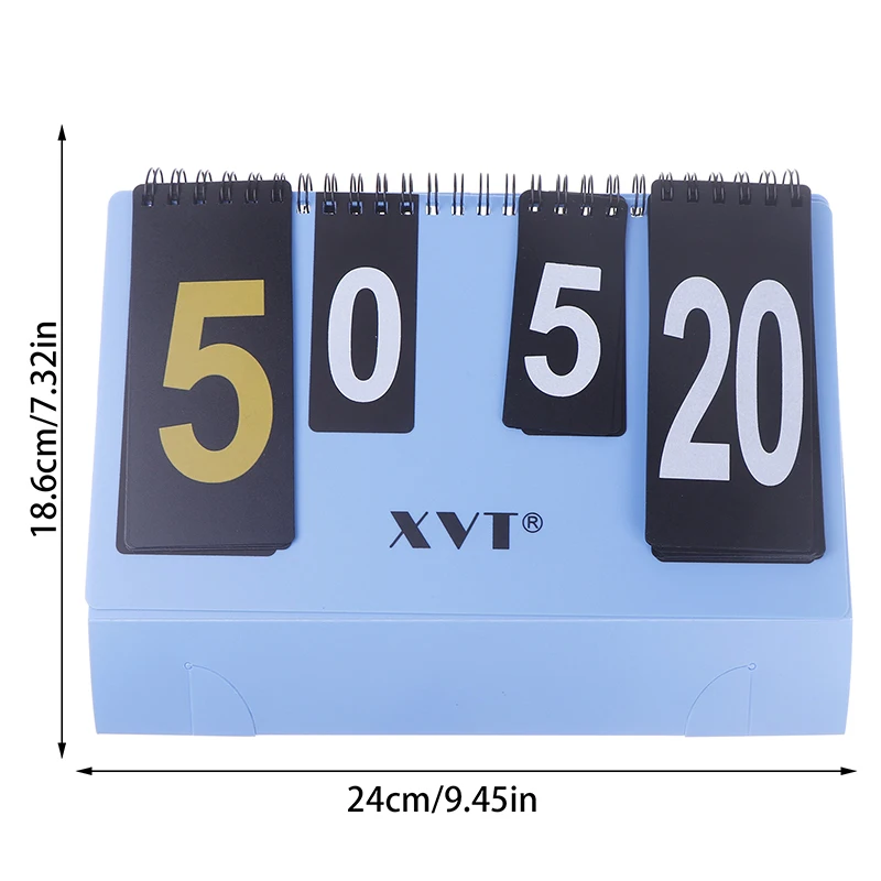 XVT Waterproof Rigid Plastic Table Tennis Scoreboard Score Indicator Portable Tabletop Flip Score Keeper