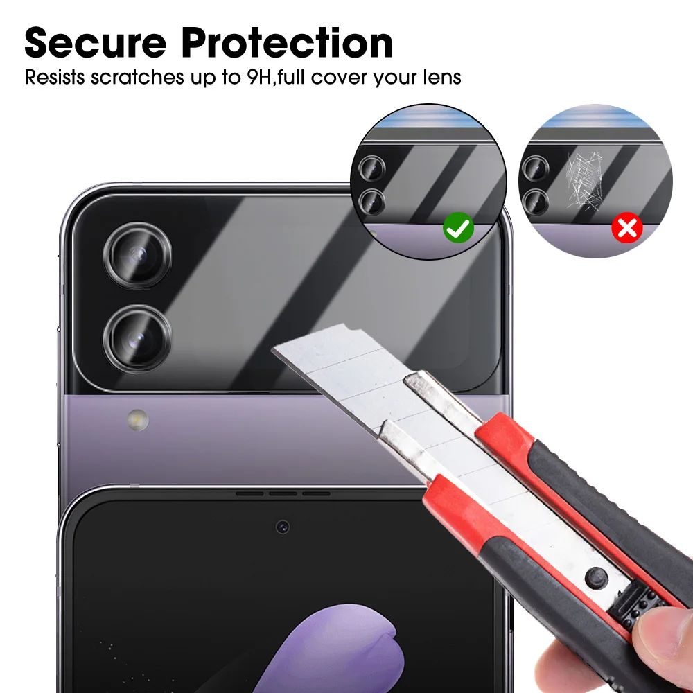 Full Cover Back Camera Lens vetro temperato per Samsung Galaxy Z Flip 4 5G Rear Len Screen Protector per Galaxy Z Flip4