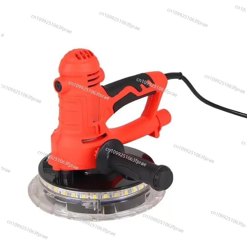 Electric dust-free wall grinder, sandpaper machine, self-vacuuming with LED light, handheld wall grinder, sand skin machine