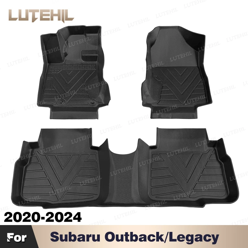 For SUBARU OUTBACK 2020-2024 2023 2022 Custom All-Weather TPE Floor Mat Carpet Cover Automotive Interior Protector Accessories