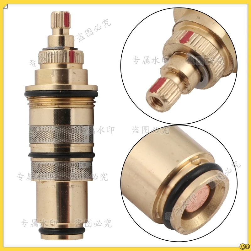 Thermostatic Mixing Val ve Solar Water Heater Val ve Parts Ceramic Cartridge