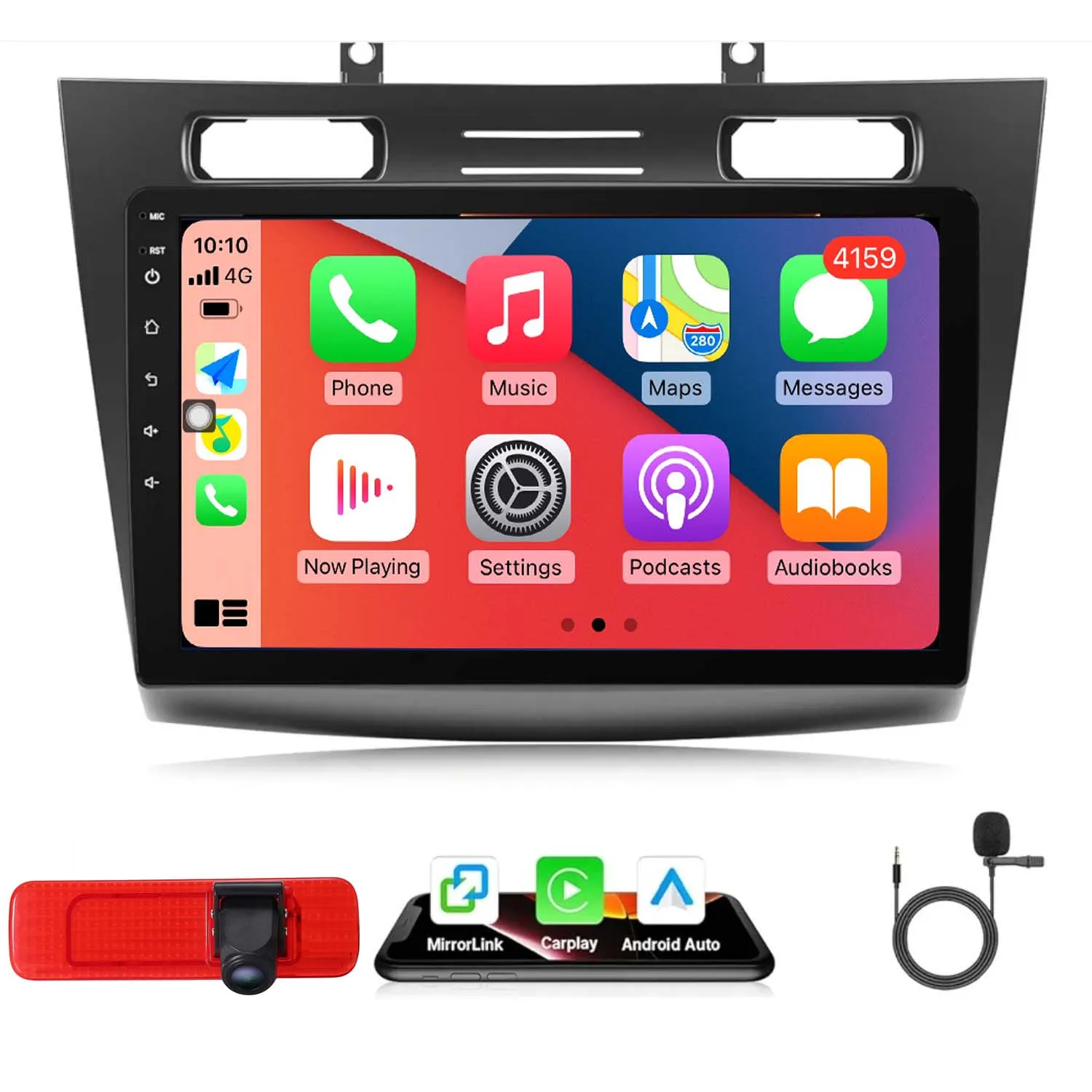 Android Auto Car radio Wireless Carpaly GPS Navigation+HD rearview camera For Ford Transit Connect Tourneo XL XLT Mini Cargo Van