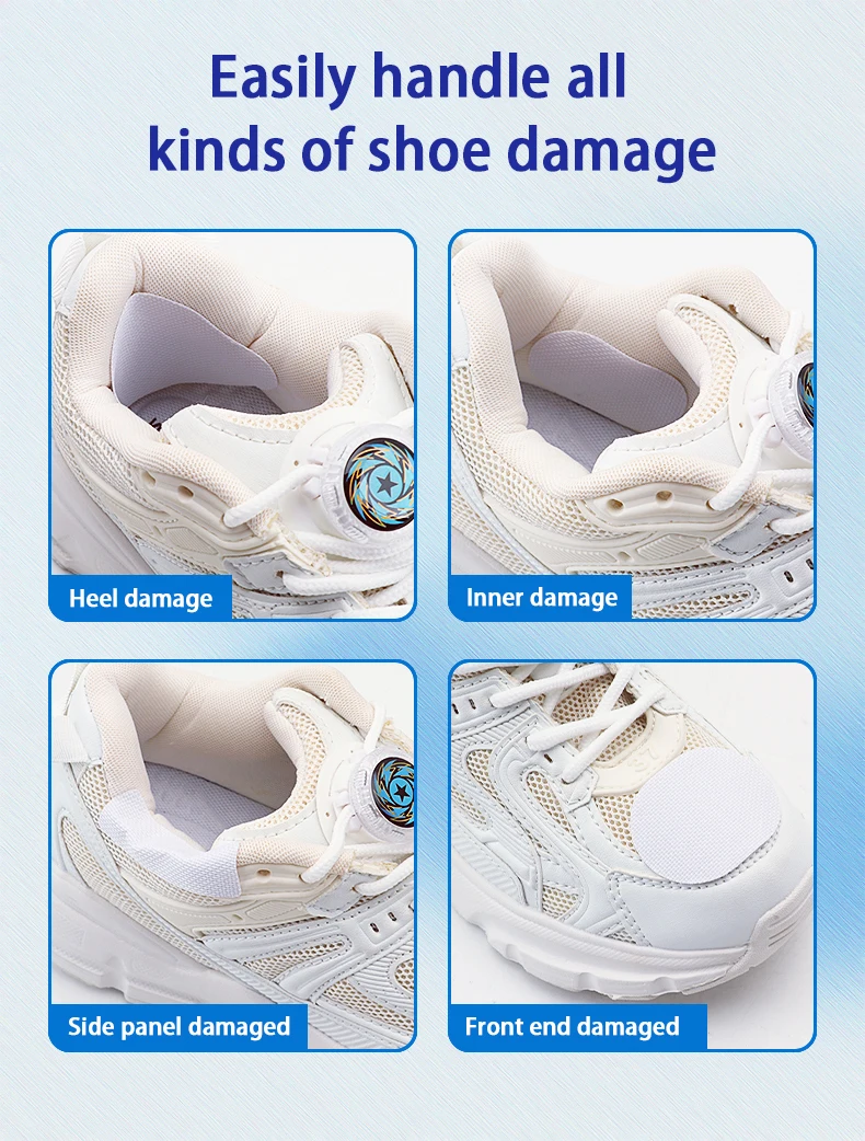 8 Stück/Set Absatzschutz-Reparatur-Schuhflicken-Aufkleber, Unisex, Anti-Verschleiß-Absatz-Fußpflege-Werkzeuge, Fußpflege-Pads, Einlagen, Sneaker-Schutz – Detail 6