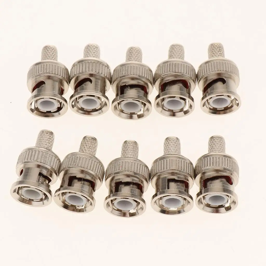 10 Stück profession eller BNC -On-Stecker BNC-Stecker adapter