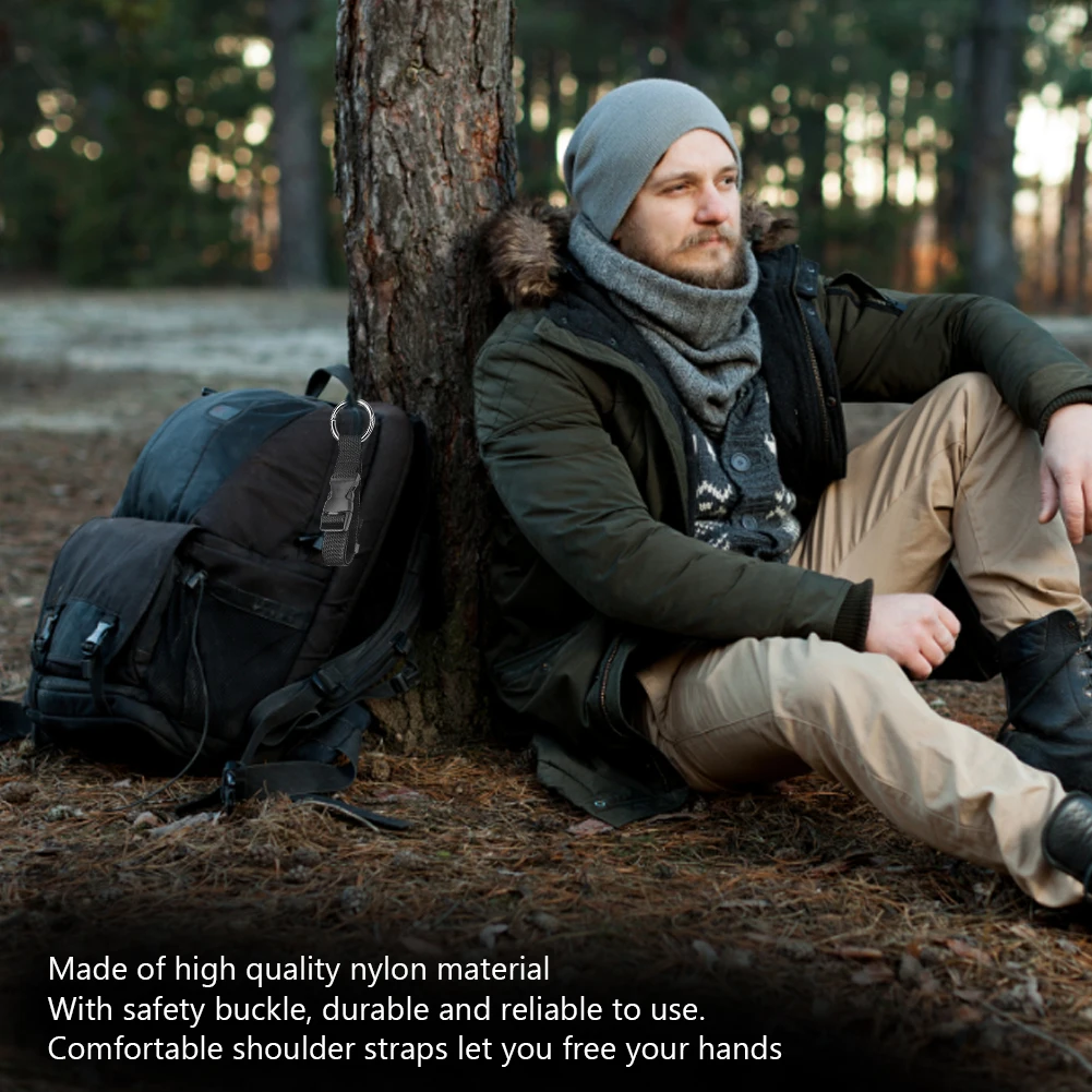 

Добавить зажим для сумки, противоугонный ремень для багажа, нейлоновый рюкзак, круглый крючок для путешествий, багажа, чемодана