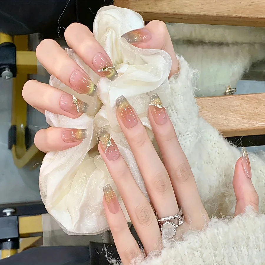 Rosa Griff Nagelkunst-Pinsel 3-teiliges Set Französischer Kristall-Schnitzstift Acryl-Anwendung Malerei Maniküre-Werkzeuge für Nageldesign – Detail 6