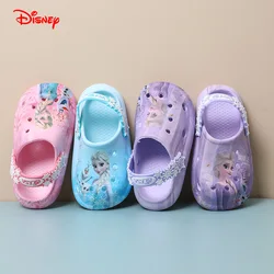 Disney Kids pantofole per bambini elsa Princess Girls Summer slip-on topless toddler soft soles pantofole per ragazze