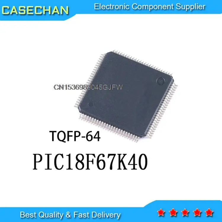 

10PCS New and Original PIC18F67K40-I/PT 18F67K40 18F67K40/PT TQFP-64 PIC18F67K40