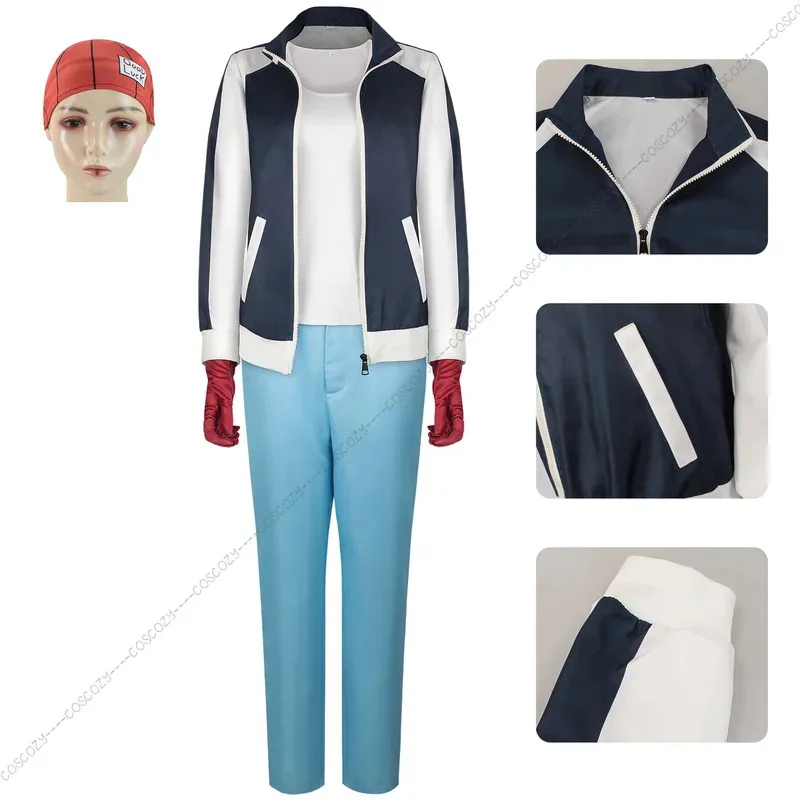 qq34 أنيمي أوندد أونلاك شعر مستعار قبعة آندي أونفيل فيل فوكو إيزومو حفلة أنيمي تأثيري حلي الزي الرسمي