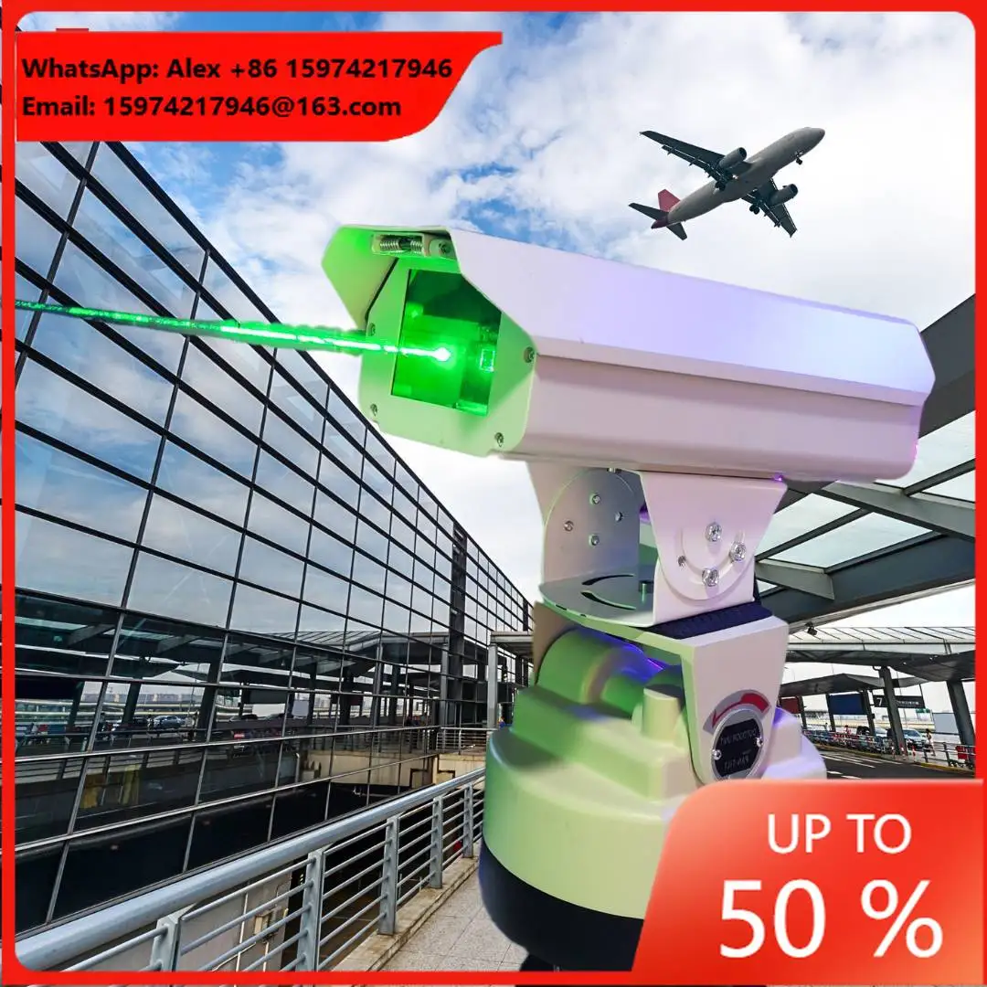 Multi Laser Beams Bird Repeller Laser Device Auto Control IP66 Rated 1W 2W 3W Green Laser 3D Animation High-speed Scanner