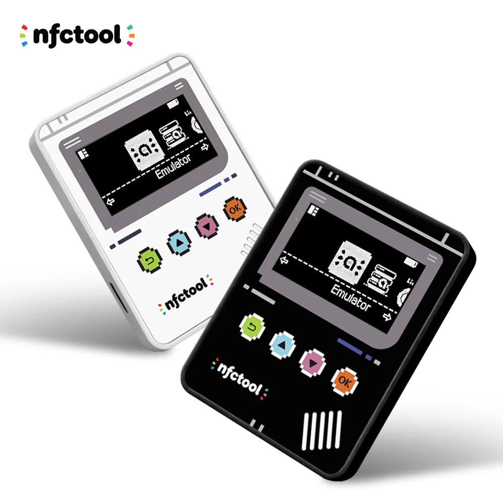 Multi-Functional NFC Emulator with OLED Display & Button  Enhanced Range Support Type-C Charging for Switch/Switch 2/Wii U/3DS