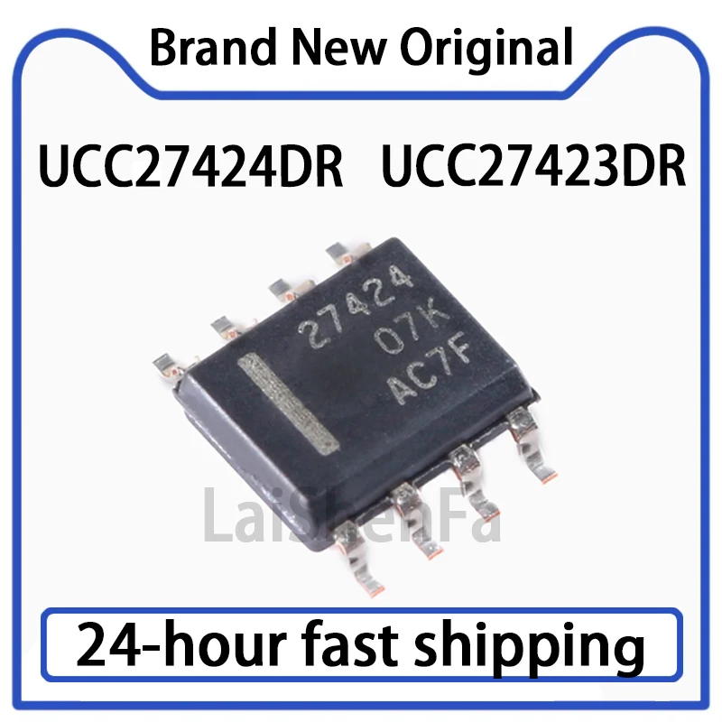 10PCS UCC27423DR UCC27424DR SMT SOIC-8 Dual Channel Gate Driver IC Chip Original in Stock