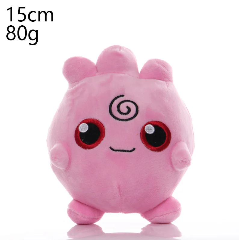 Schattige anime knuffelpop, Charmander Eevee Poliwhirl Gengar verzamelbaar zacht pluche speelgoed cadeau voor kinderen, huisdecoratie