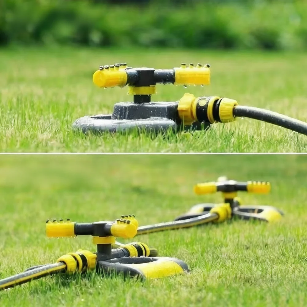 Automatic Rotating Sprinkler Lawn Irrigation 360 Water Nozzle Garden Watering System Yard Plant Landscape Equipment