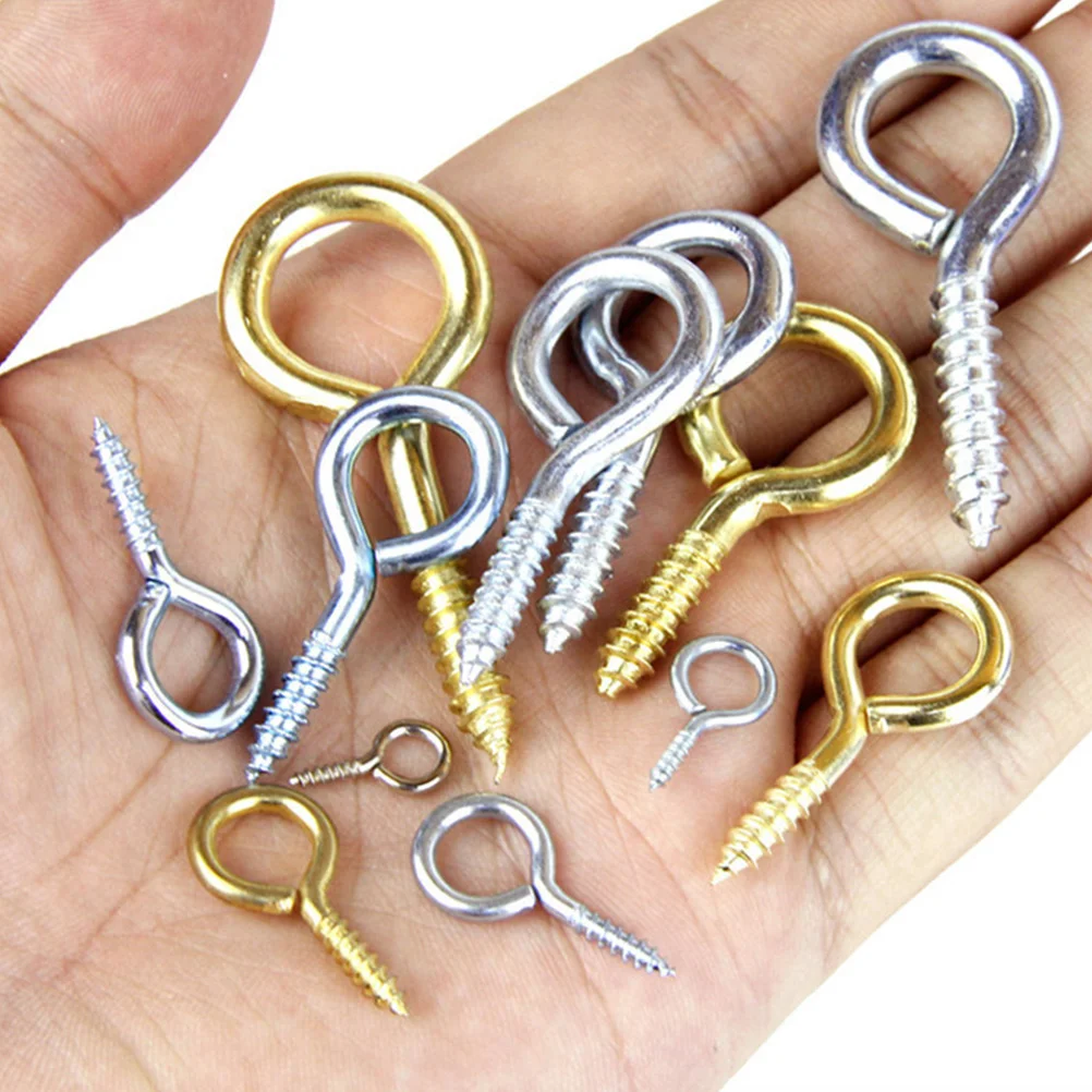 Jewelry Sheep Eye Nail Screw Decorative Hooks Finding Pendant Bolt Craft Eyelet