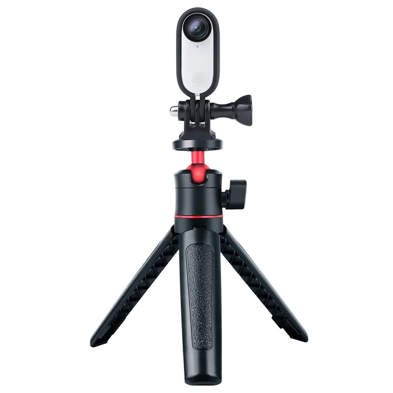 Bingkai pelindung adaptor logam kamera, aksesori kamera untuk Insta360 Go 2 dengan benang adaptor 1/4 inci untuk Insta360 Go 2