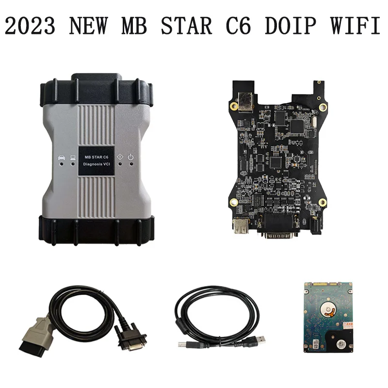 

Высококачественное программное обеспечение Mb Star C6 DoIP V2024.03, многофункциональный инструмент для диагностики неисправностей автомобиля с Wi-Fi, простой в использовании Основной блок