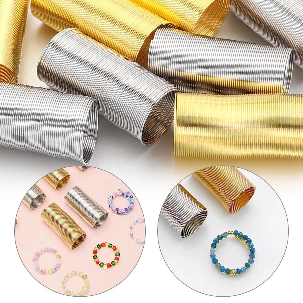 5pcs/lot 19.5mm Metal Iron Memory Wire Closed Finger Rings For Jewelry Making DIY Rings Accessories Supplies