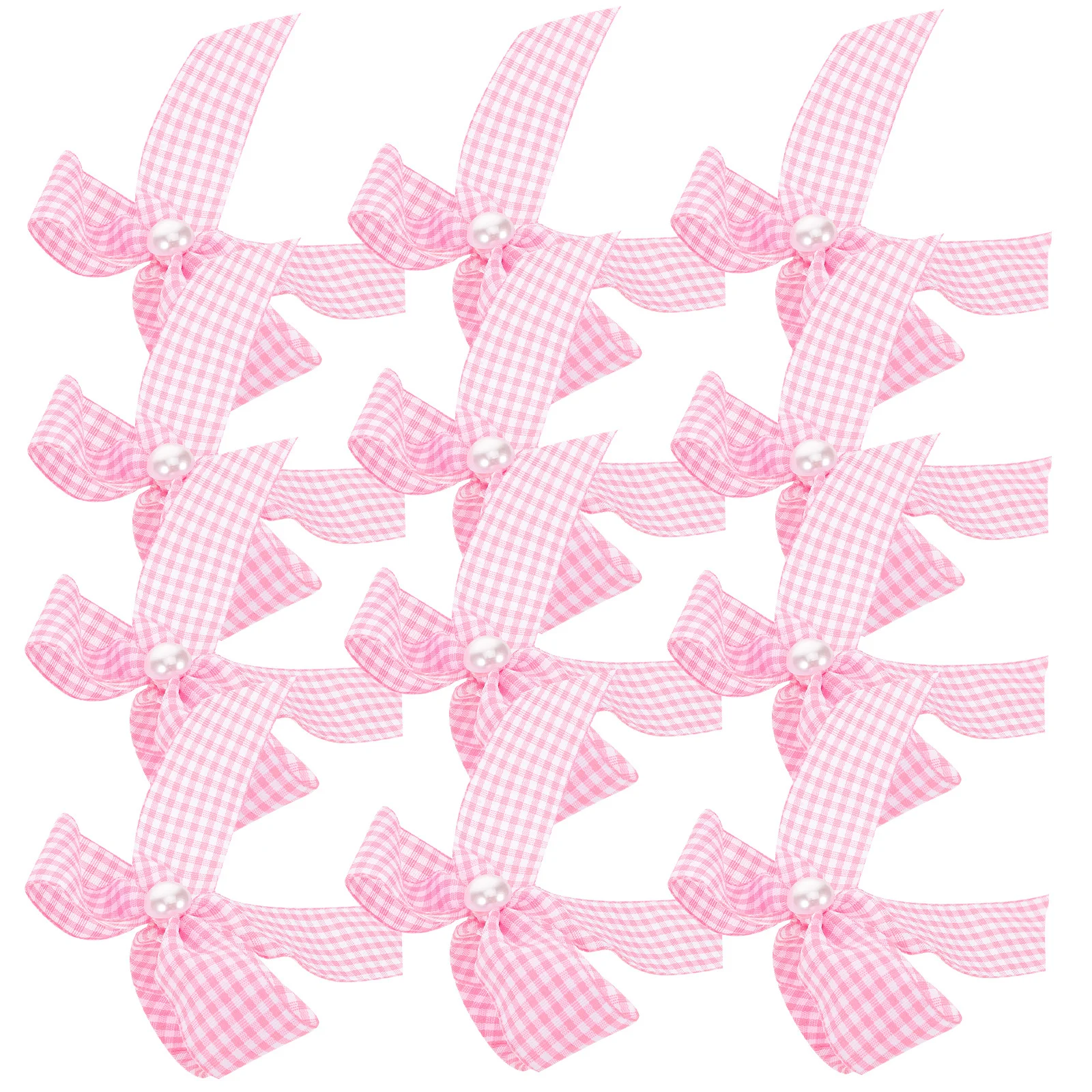 

12 Pcs Candlestick Napkin Buckle Bride Polyester Shower Centerpieces