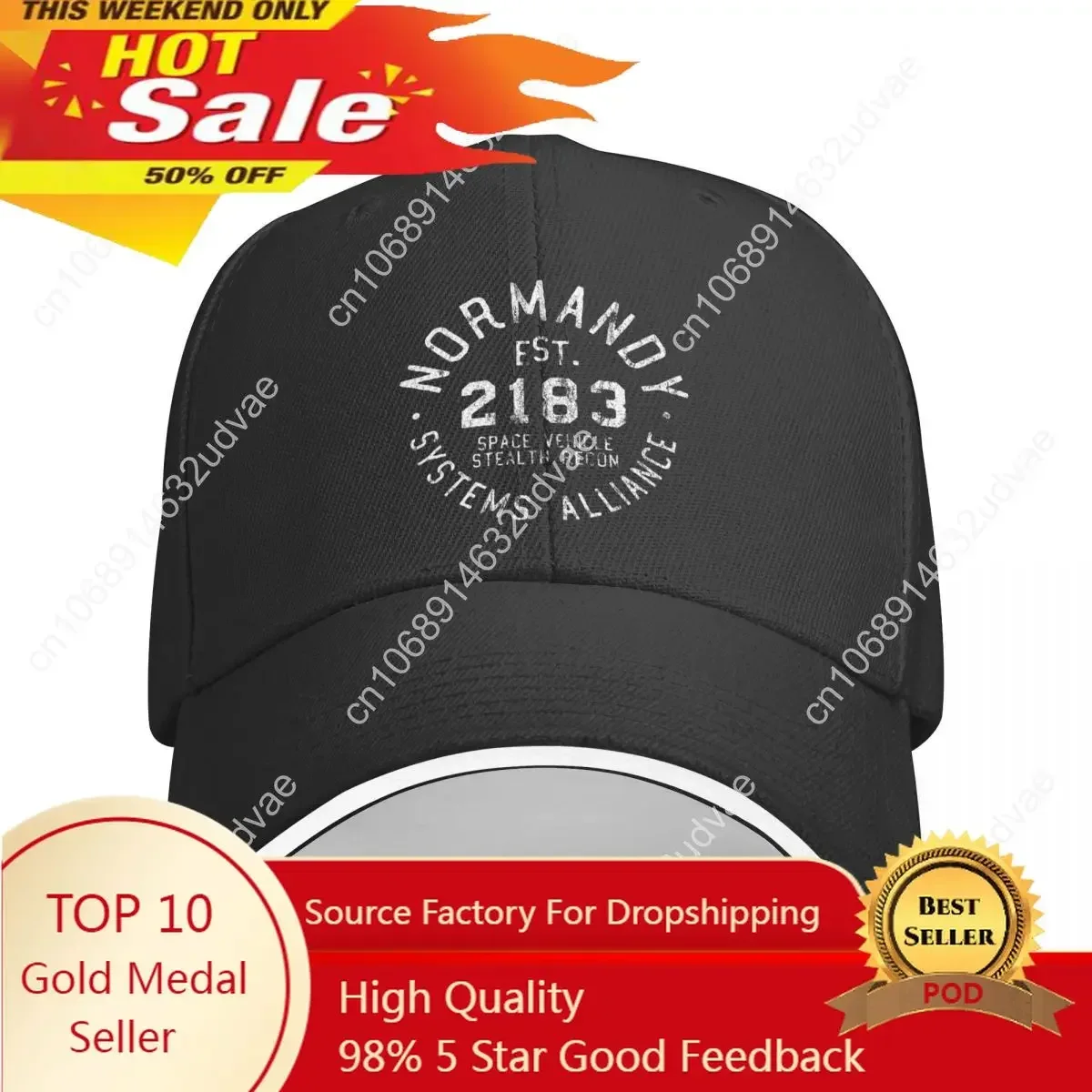 

Mass Effect Game SSV Normandy Athletic Dad Hats Pure Color Women's Hat Outdoor Baseball Caps Peaked Cap