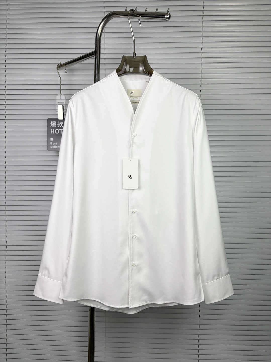BLLIYOSS 2025 New Shirt Wool Cashmere Blend Men  Casual High quality Striped Short sleeved Old Money Simplicity Advanced Fabric