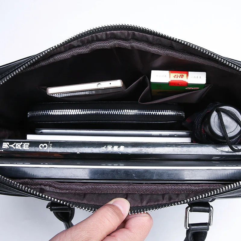 2022 nuova valigetta da uomo d'affari in pelle di lusso borsa a tracolla moda maschile borsa a tracolla da uomo borsa Casual per Computer Tote da ragazzo