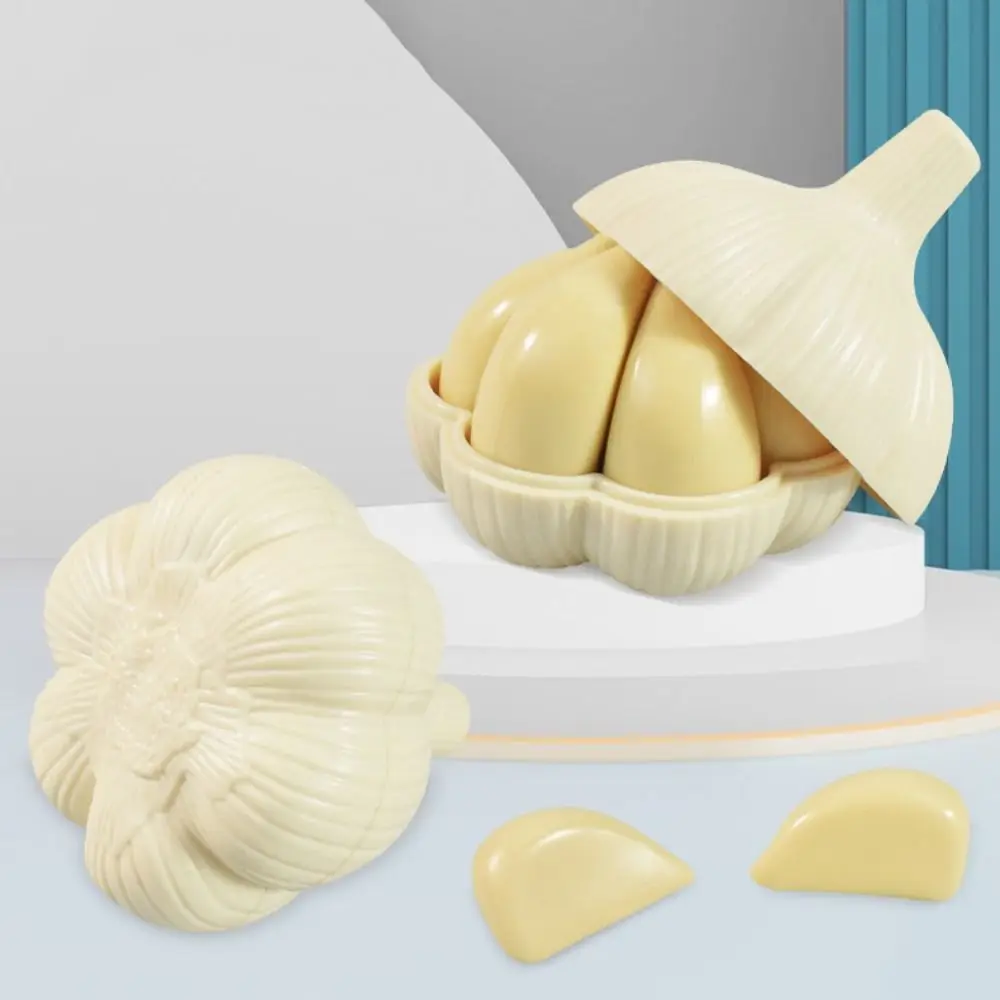 Grappige 3D-puzzel Knoflookpuzzel Simulatie Oefening Flexibele bouwsteenpuzzel Creatieve voedselpuzzel Legpuzzel