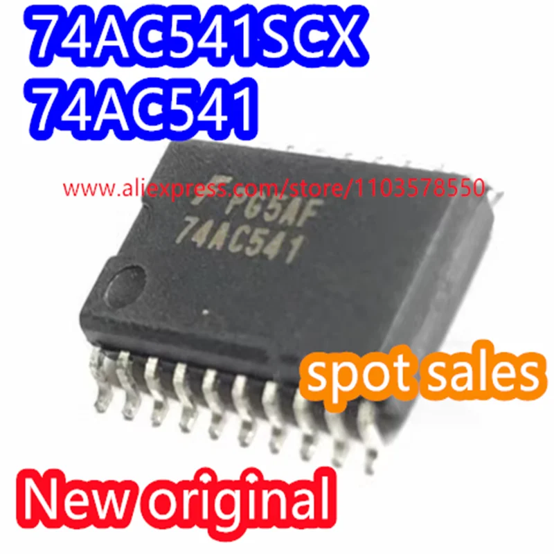 10PCS  100% Brand new original 74AC541SCX 74AC541 package SOP-20 wide body 7.2mm eight channel buffer/line driver chip 74AC541SC