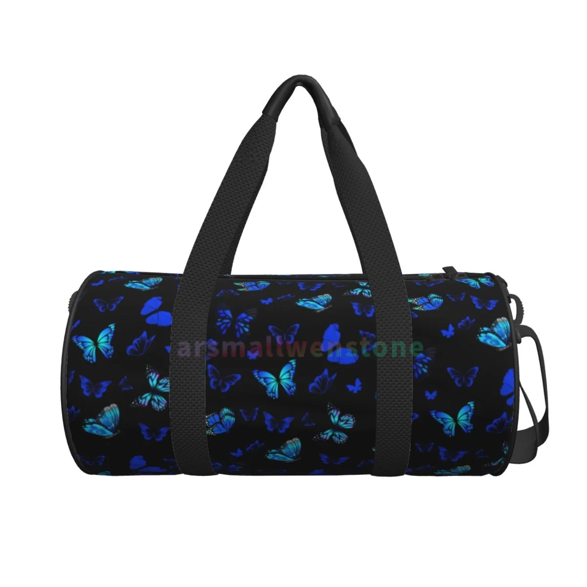 Butterfly Travel Duffle Bag Yoga Bag Workout Durable Backpack Handbags Round Outdoor Fitness Bags