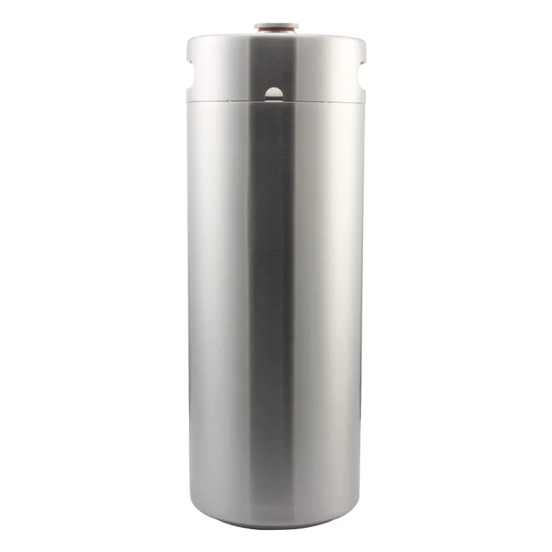 304 stainless steel draft beer keg brewery distribution thread cover pressure bottle 10L two-shot keg beer keg