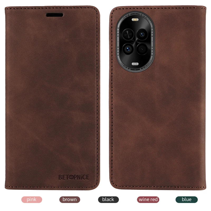 

Магнитный чехол-кошелек Capa Nova 14, кожаный откидной чехол для Huawei Nova 14 Fundas, чехол для телефона с подставкой и слотом для карт