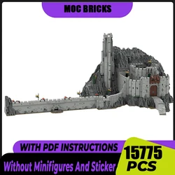 Magical Rings Moc Building Blocks Movie Scene UCS Castle Deep Valley Model Technology Bricks DIY Assembly Street View Toys Gifts