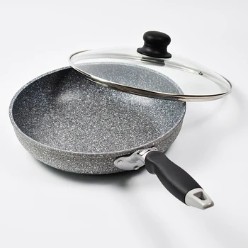 Frying 28/26/24/20cm Wok Non-stick Pan Skillet Cauldron Induction Cooker Pans Pancake Egg…