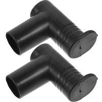 2 Pcs Fashion Clothes Rack Accessories Right Angle Pole Joints Home Drying Replacement Plastic Connector Bedroom For Clothe Rack